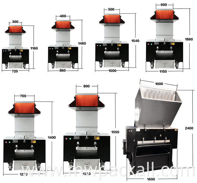 Shredder plastic machine proper price top quality bottle plastic crusher crushing machine with CE certification